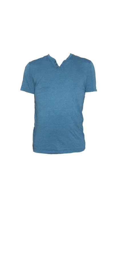 Blue Celio T-Shirt V-Neck